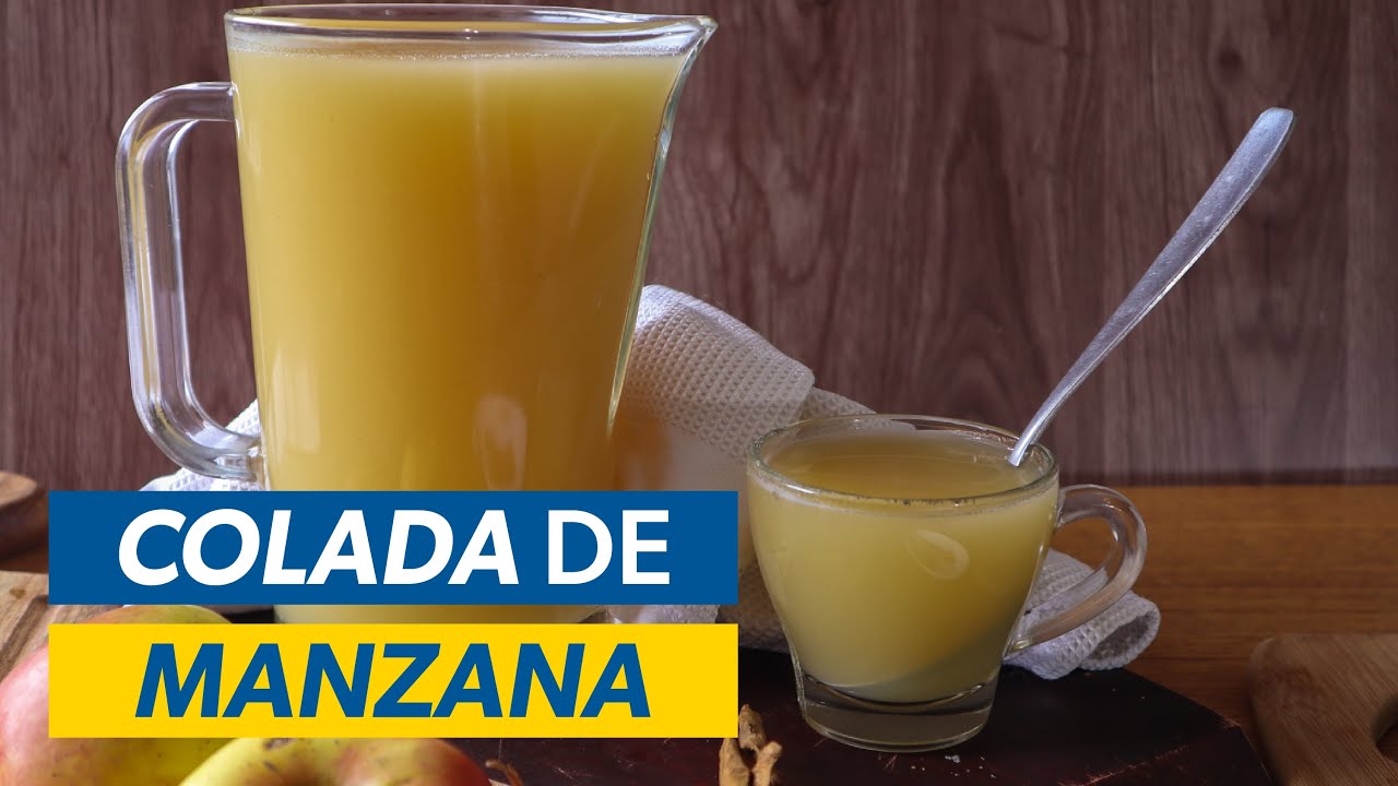 C&oacute;mo Hacer COLADA de MANZANA Ecuatoriana 🍎☕