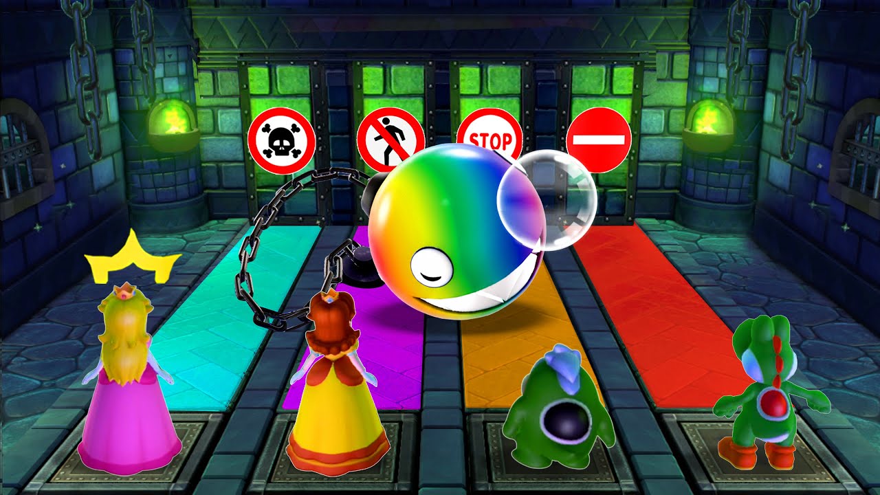 【マリオパーティ10】すべての最高のミニゲームピーチVsデイジーVsスパイクVsヨッシー (最強CPUたつじん)