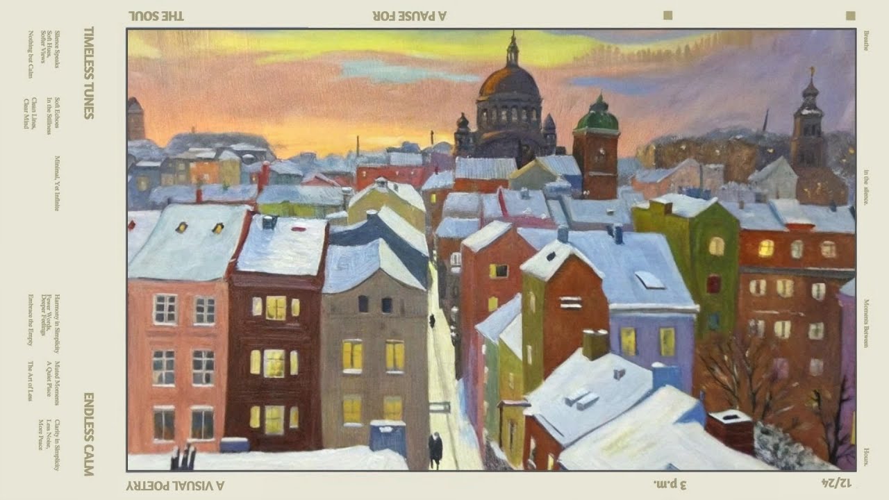 Winter Rooftops I Cozy Lofi for Peaceful Moments