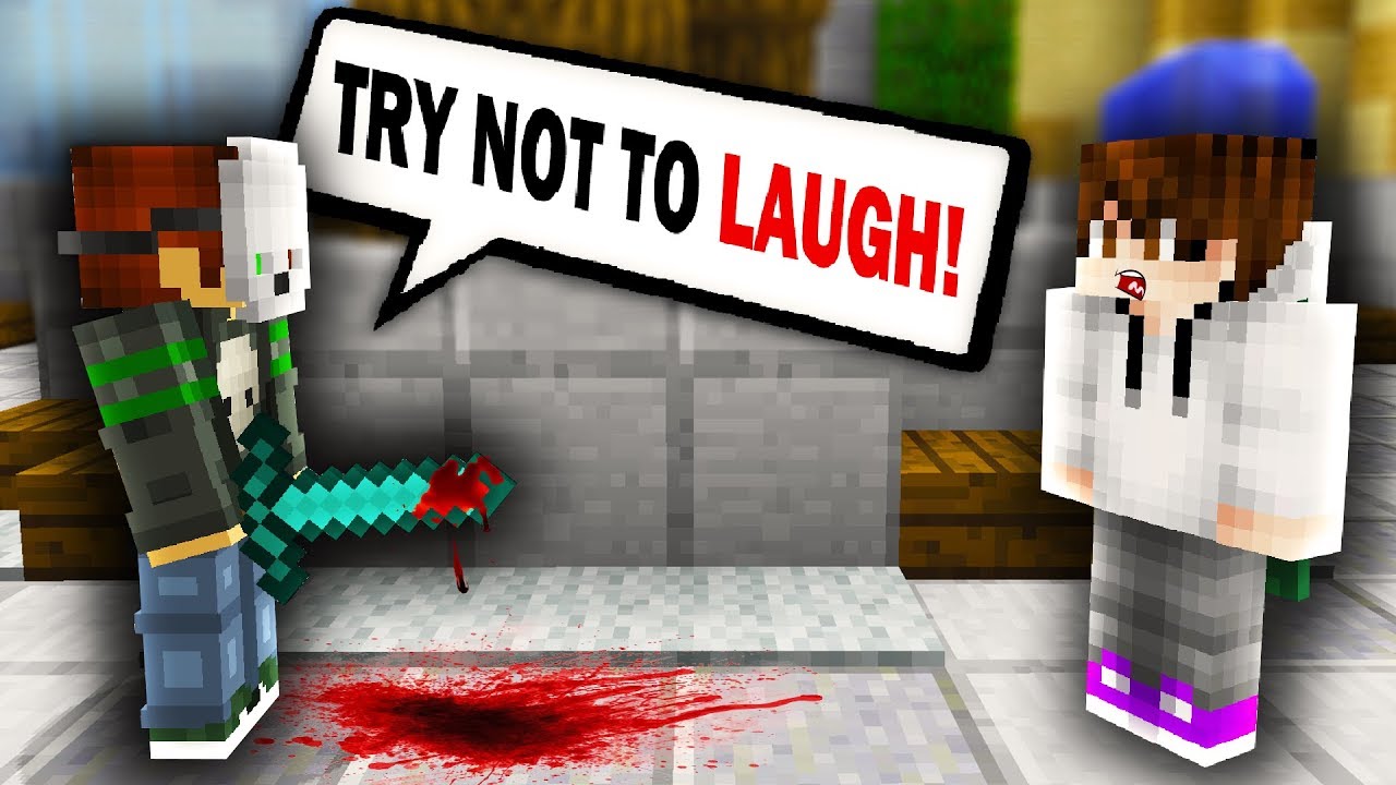 TRY NOT TO LAUGH... OR DIE! (Minecraft Murder Mystery)