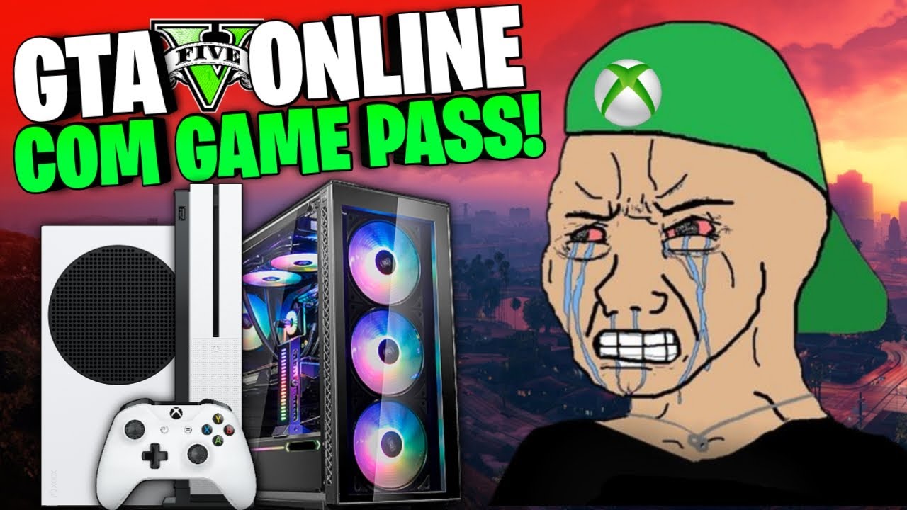 GTA 5 pelo GAMEPASS no XBOX ONE, XBOX SERIES e PC! (atualizado)