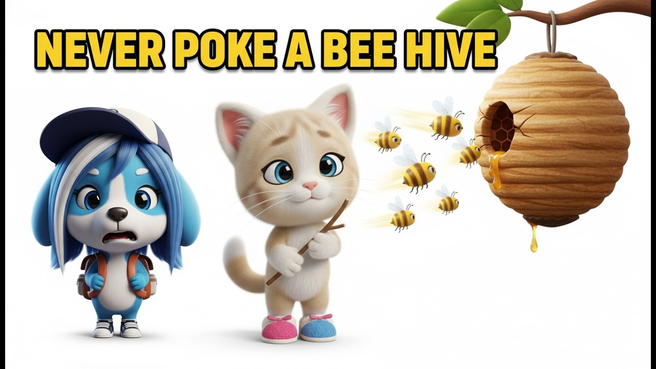 Never poke a bee hive: Lala and Lili's forest trekking fail