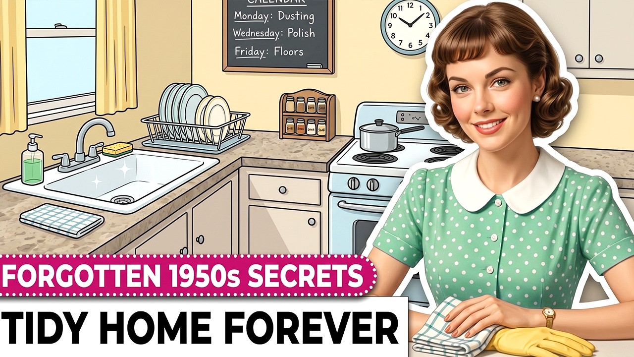15 Forgotten 1950s Habits to Never Have a Messy Home