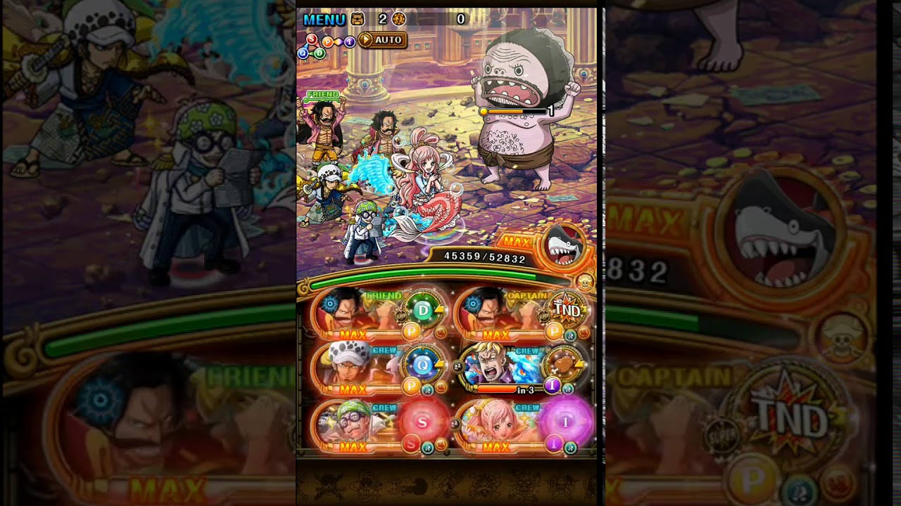 (OPTC) - Roger Team VS Jinbei Colosseum
