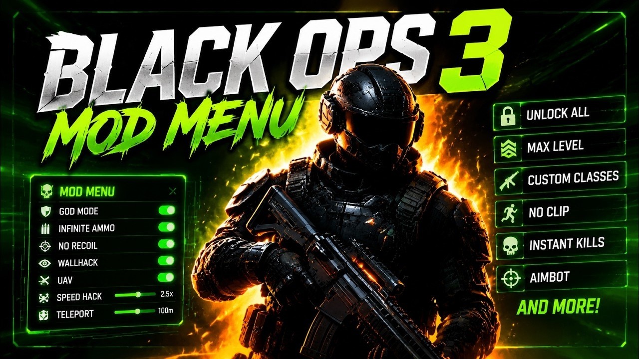 BO3 Cheat Menu | Bo3 Zombies Mod Menu 2026 That Actually Works &ndash; PC/Steam (Anti-Cheat Bypass)
