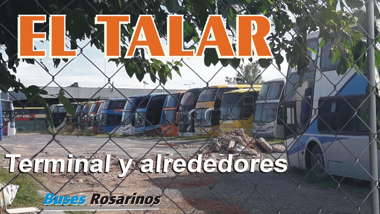 Terminal El Talar (Pacheco) y predio con ómnibus abandonados +++ Cementerio colectivos