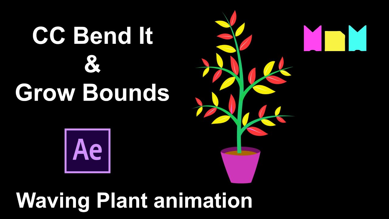How to use CC Bend it | Plant Animation Using CC Bend it & Grow Bounds | After Effects Tutorial
