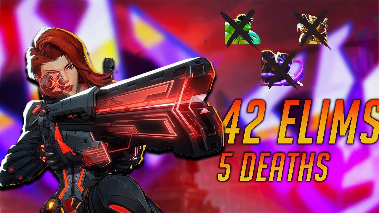 How i DESTROYED a FULL DIVE Comp On BLACK WIDOW in Marvel Rivals...