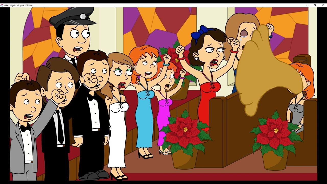 Classic Rosie ruins Caillou and Gina's Wedding and Gets Grounded (Return of Caillou and Gina)