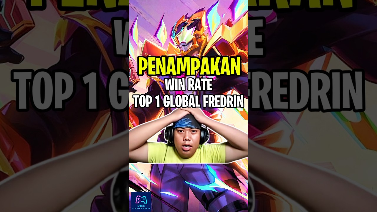 WINRATE TOP 1 GLOBAL FREDRIN! @SormanBoy #mobilelegends #shorts #mlbb #mobilelegends