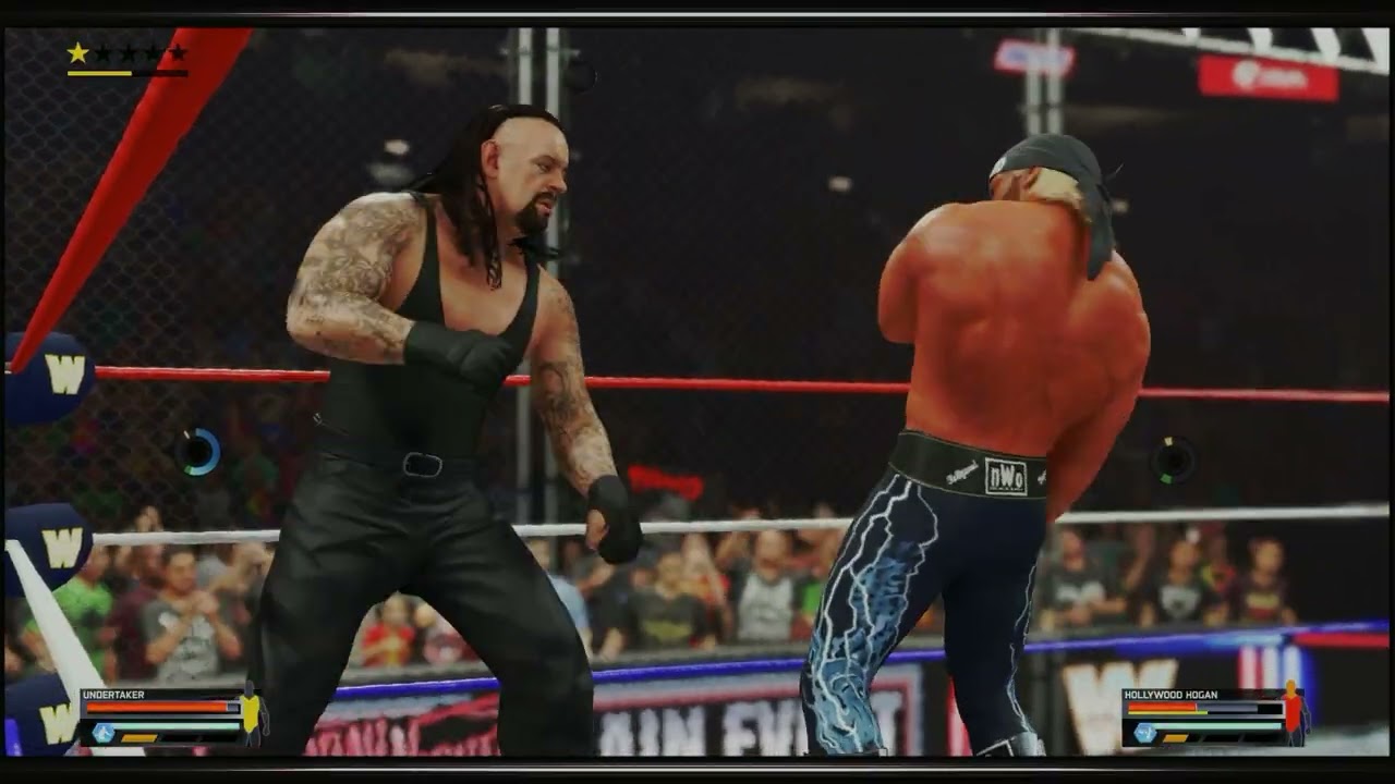 The Undertaker Vs Hollywood Hulk Hogan 4K MOD PS5
