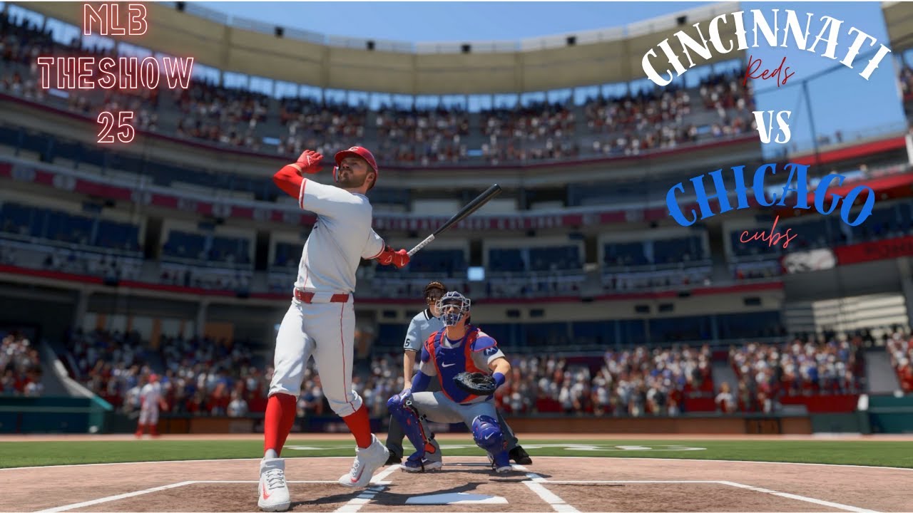 4K/MLB The Show 25-Цинциннати Редс против Чикаго Кабс/ГЕЙМПЛЕЙ-PS5