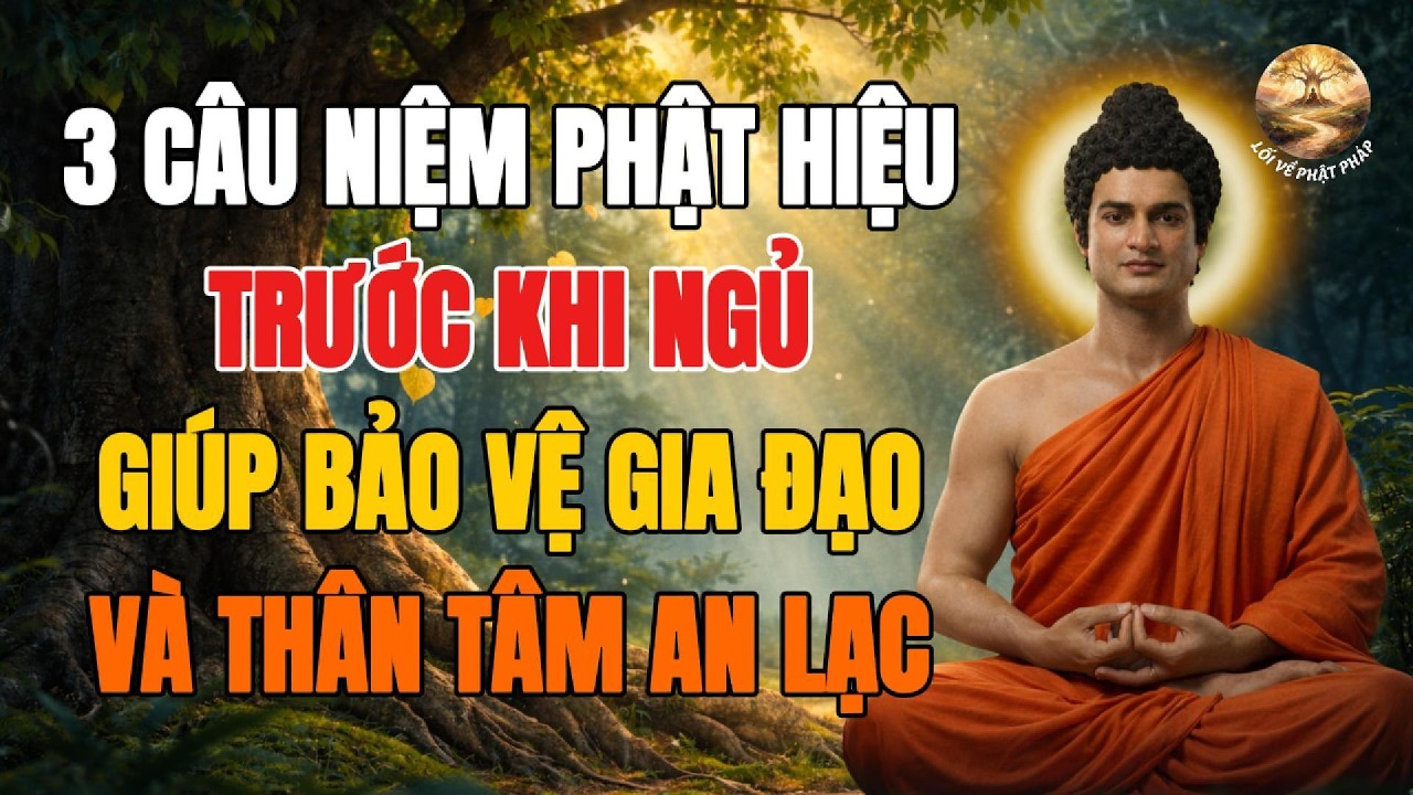 3 Câu Niệm Phật Hiệu Trước Khi Ngủ Giúp Bảo Vệ Gia Đạo Và Thân Tâm An Lạc.
