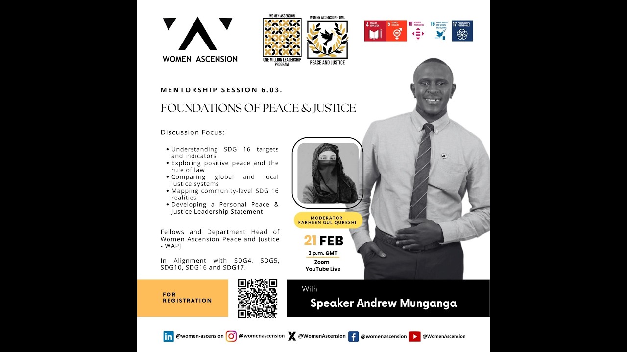 Women Ascension OML Mentorship Session – 6.03 with Speaker Andrew Munganga