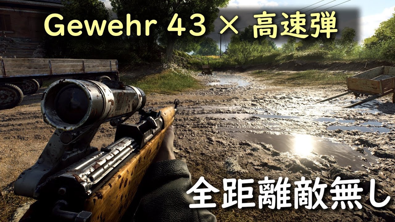 【BF5 実況】『Gewehr 43 × 高速弾』スナイパーも余裕で食える神器に！【BFV】