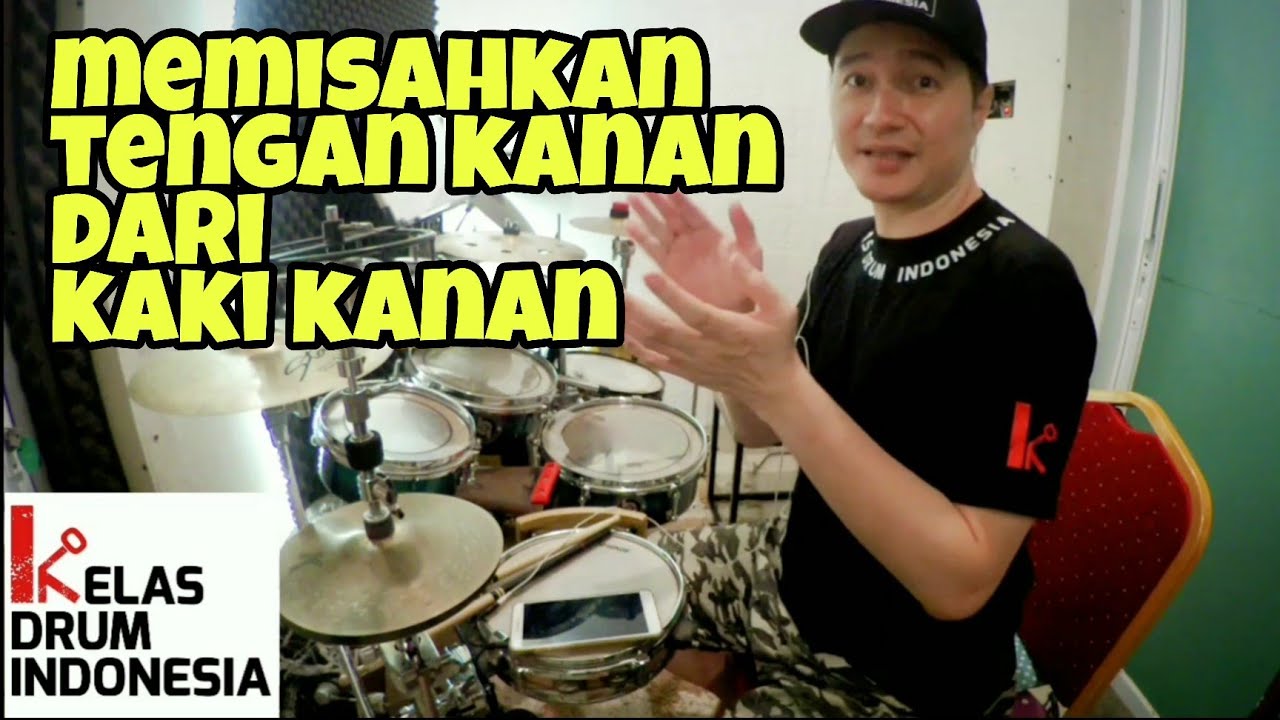 Belajar yg tangan kanan masih ikut kaki bass drum *onlineclass081519407855*