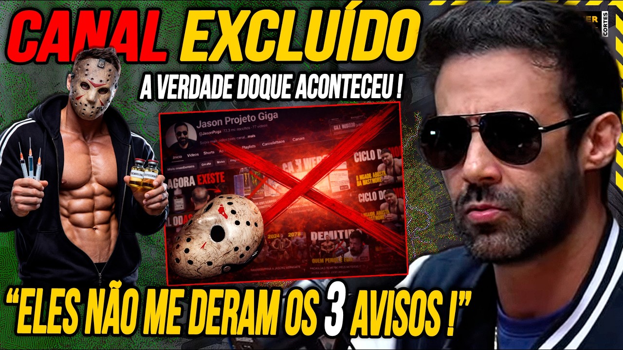 ABSURDO ! JASON REVELA TODA A VERDADE: O MOTIVO REAL DA EXCLUSÃO DO SEU CANAL ! FOI PERSEGUIÇÃO?