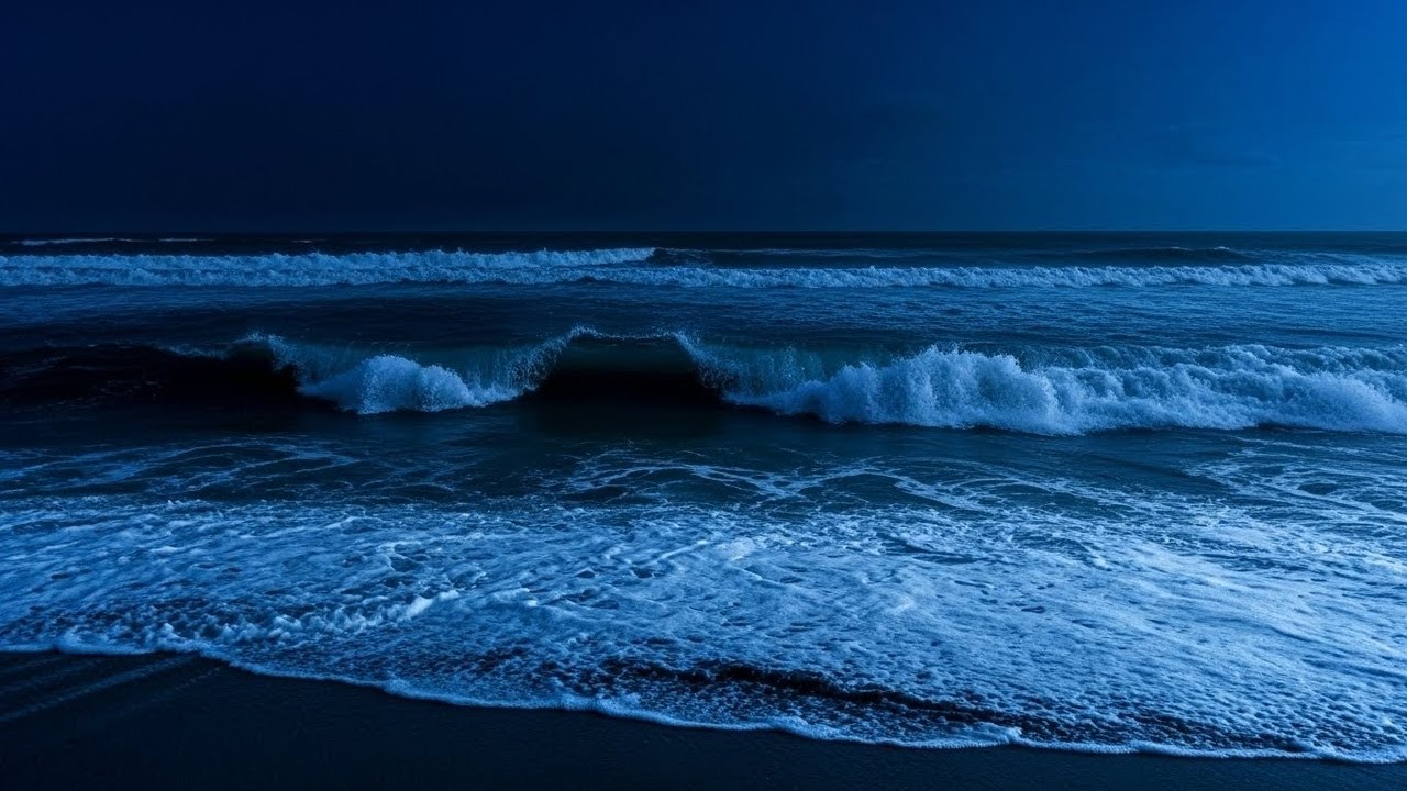 Anti-Insomnia Ocean Waves - Sleep Aid for Restless Minds (Dark Screen)