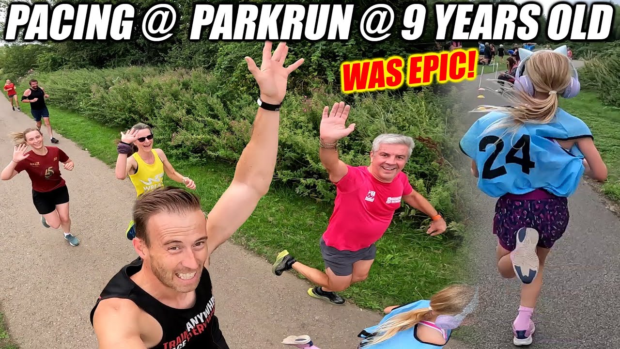 9-Year-Old Isabelle Sparkle Paces Grownups 24 Minutes at Parkrun!