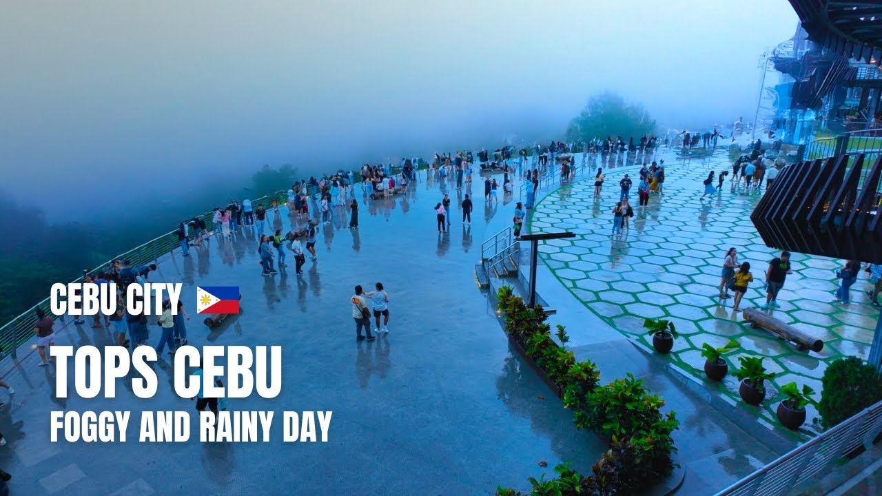 🇵🇭 [4K] TOPS Cebu Under the Rainclouds | Still a Must-Visit? | Full Walking Tour | Day & Night Vibes