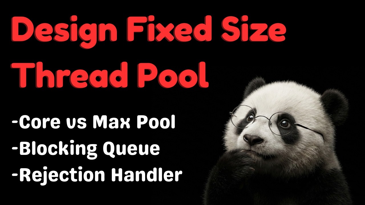 Design a Fixed Size Thread Pool in Java | Concurrency LLD Interview
