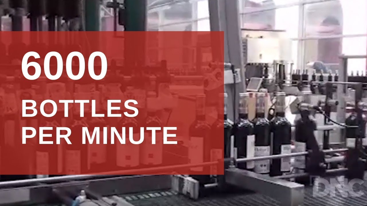 Encajadora automática para botellas de vino