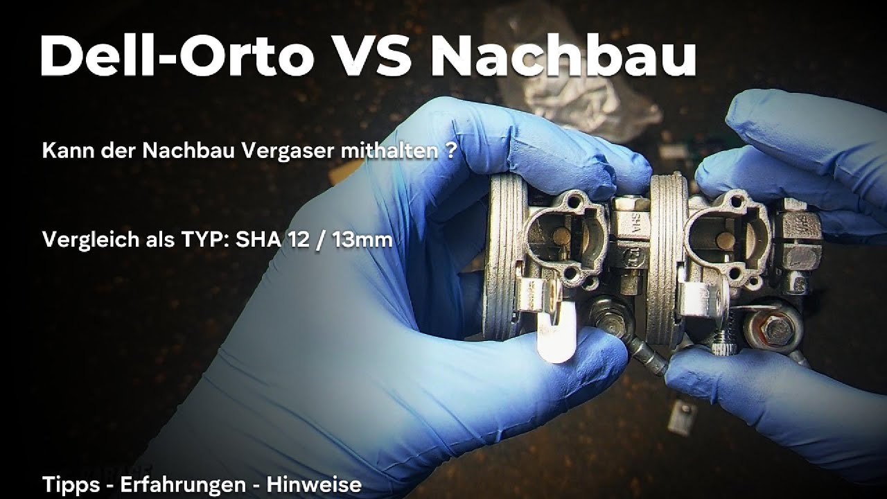 Dellorto VS Nachbau Vergaser vergleich der SHA Serie für Piaggio Ciao Bravo SI etc. Lohnt sich der ?