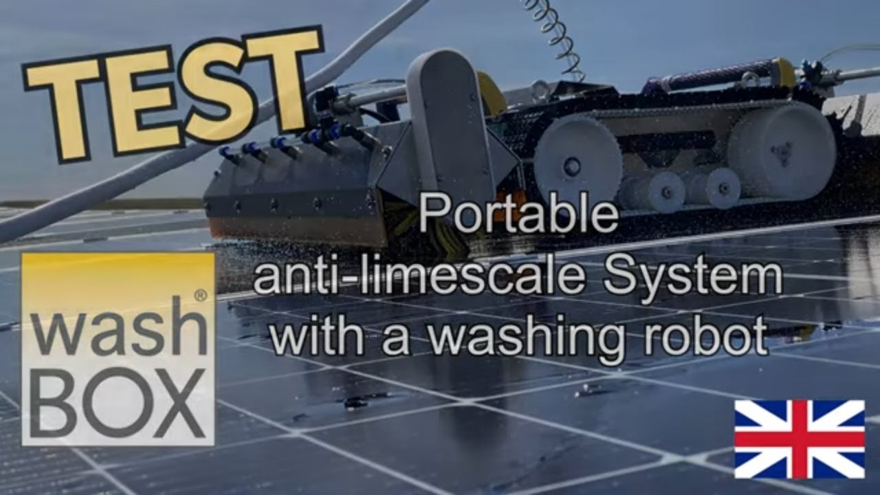 Portable anti lime-scale washBOX&reg; in washing robot