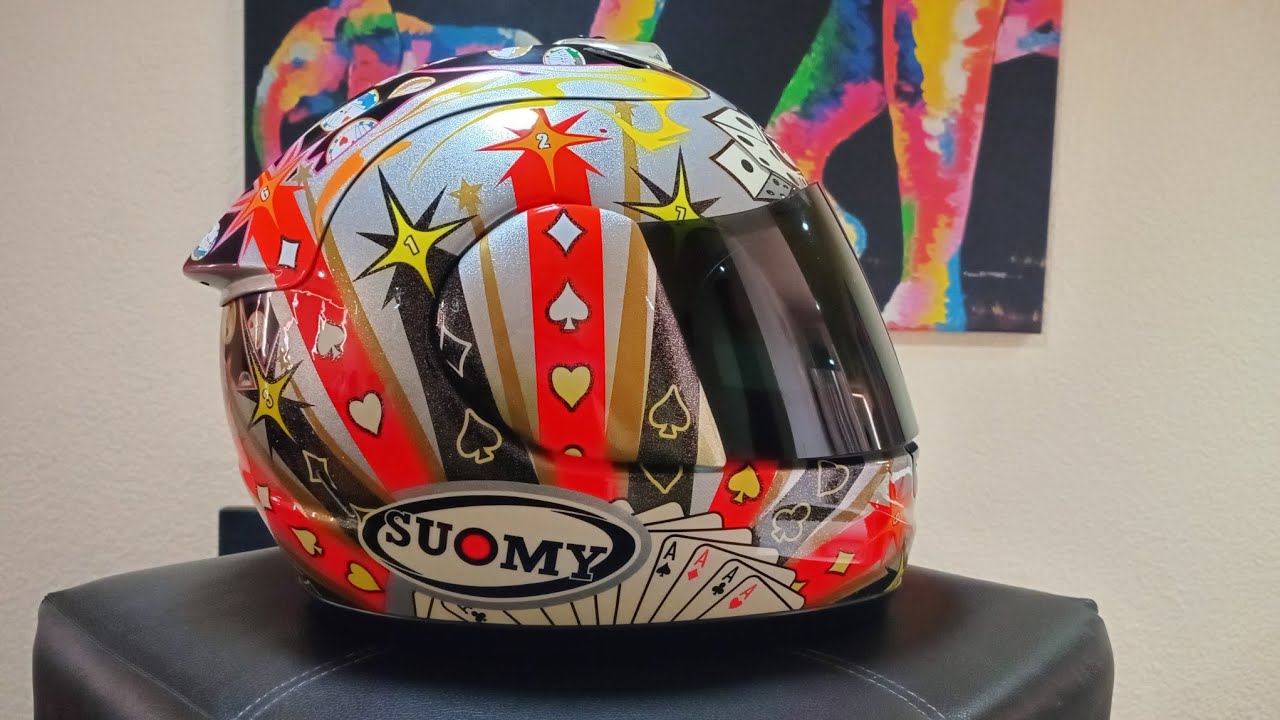 Suomy Spec 1-R Extreme Gambler Helmet Gascon !!!!!