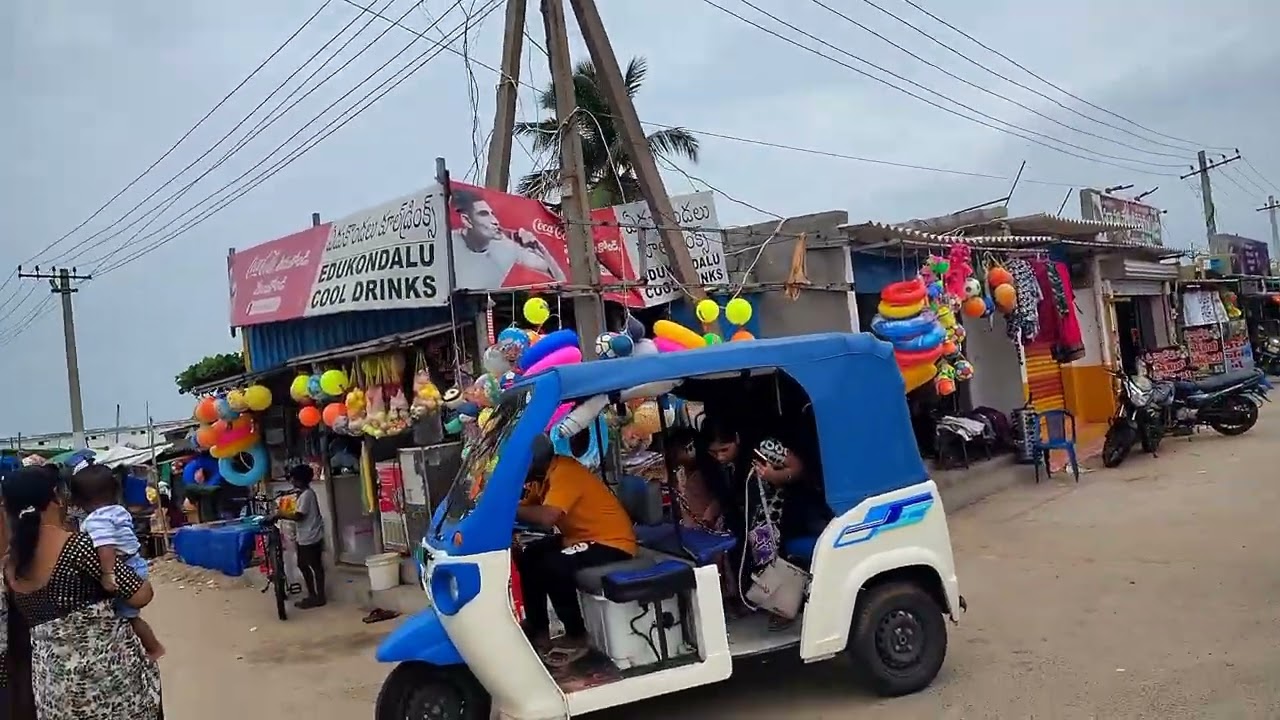 Bapatla beach local stalls 