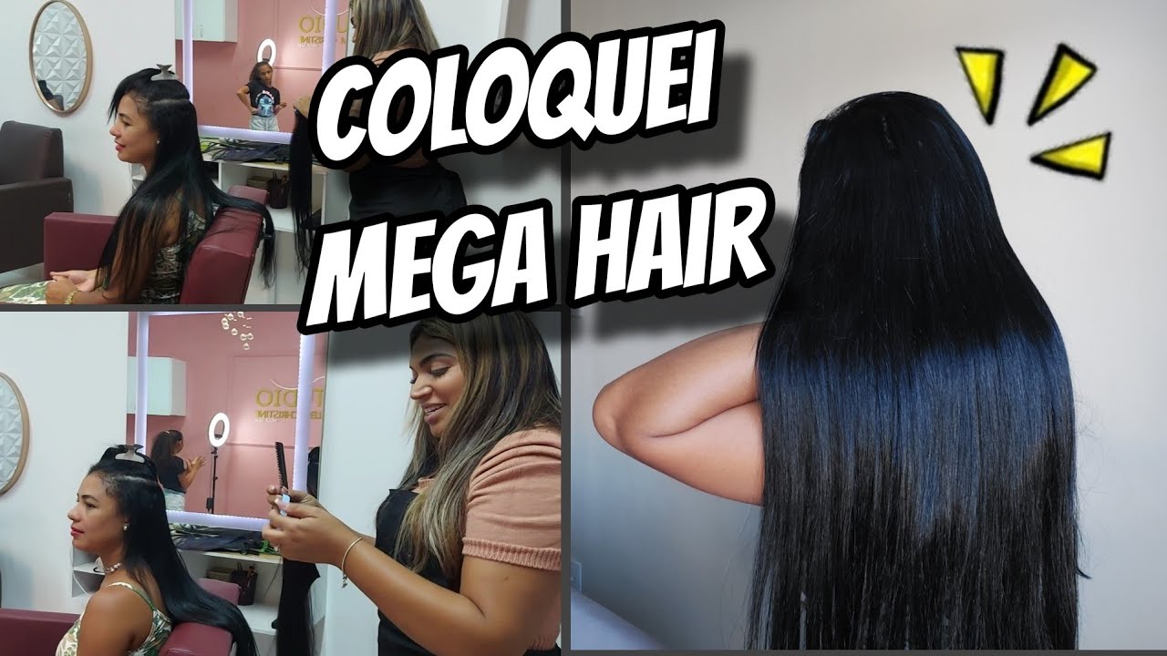 VLOG: COLOQUEI MEGA HAIR/ ACOMPANHE TODOS OS DETALHES NO VÍDEO