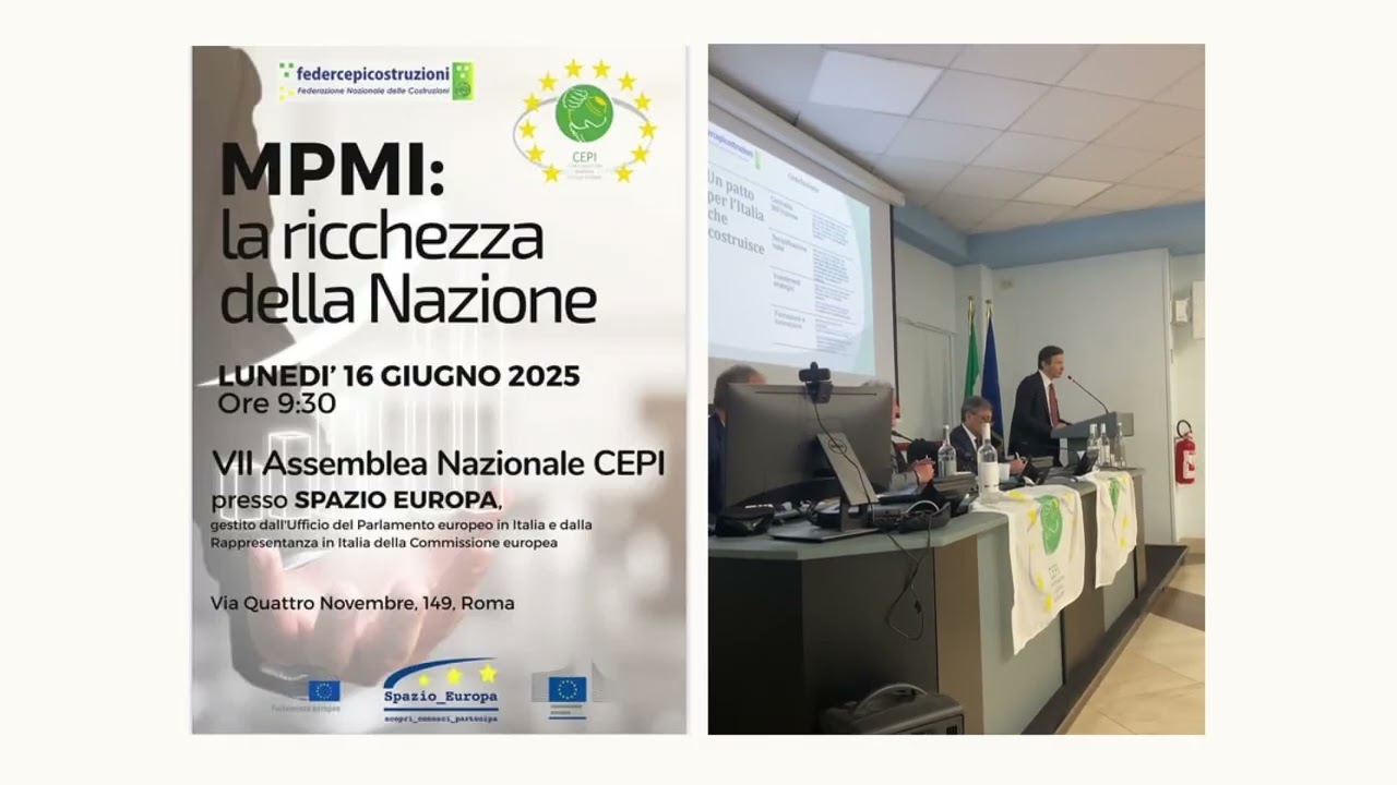 VII Assemblea nazionale CEPI. Intervento Antonio Lombardi
