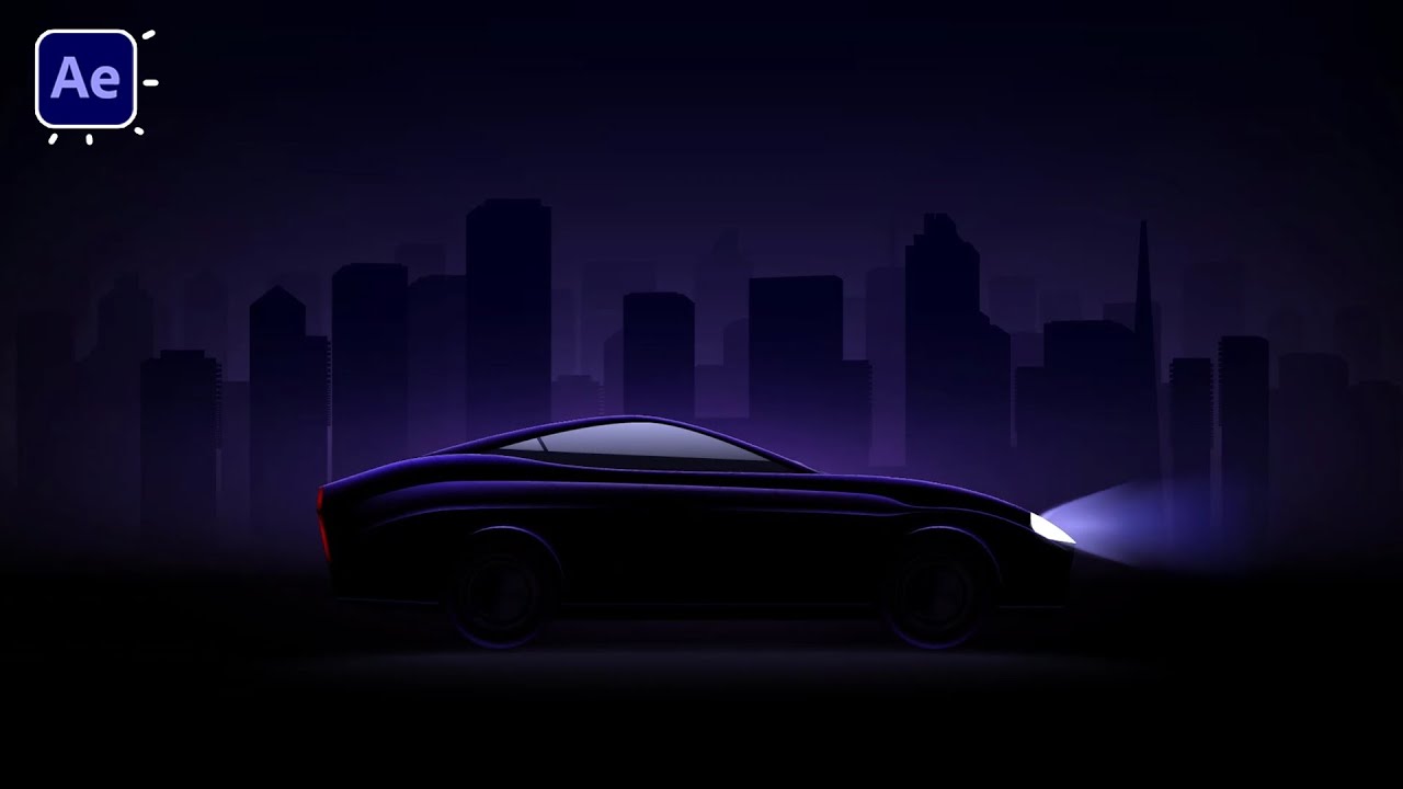 Cinematic Car Animation in After Effects Tutorials