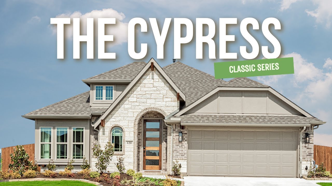 Cypress Floor Plan | Classic Series | New Homes in DFW | Bloomfield Homes