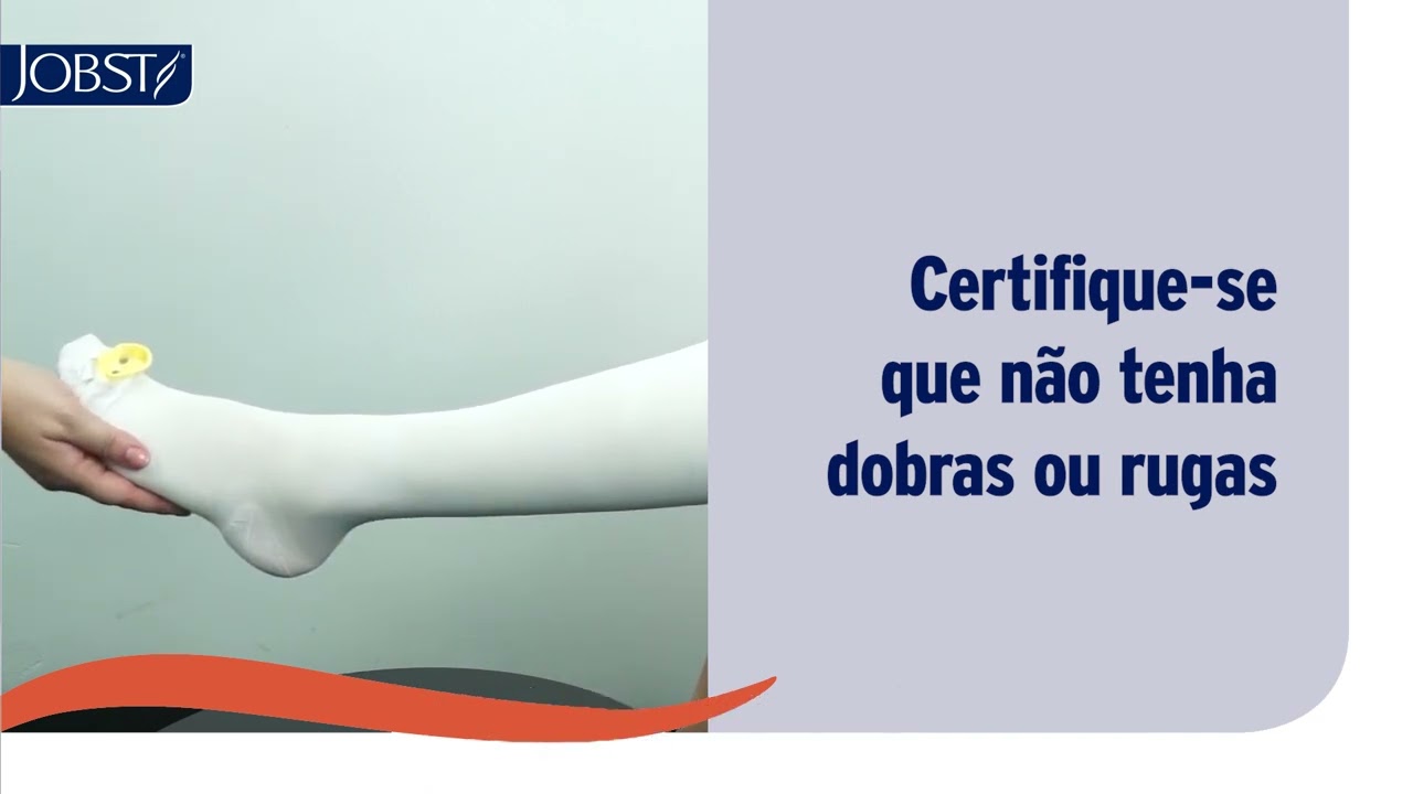 Como vestir a meia antiembólica JOBST Comprinet Pro?
