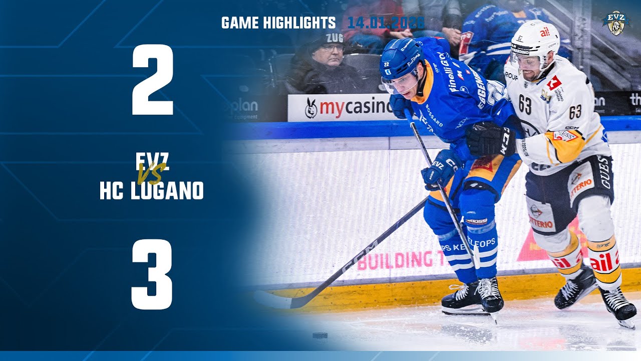 Game Highlight: EVZ vs HC Lugano 2:3