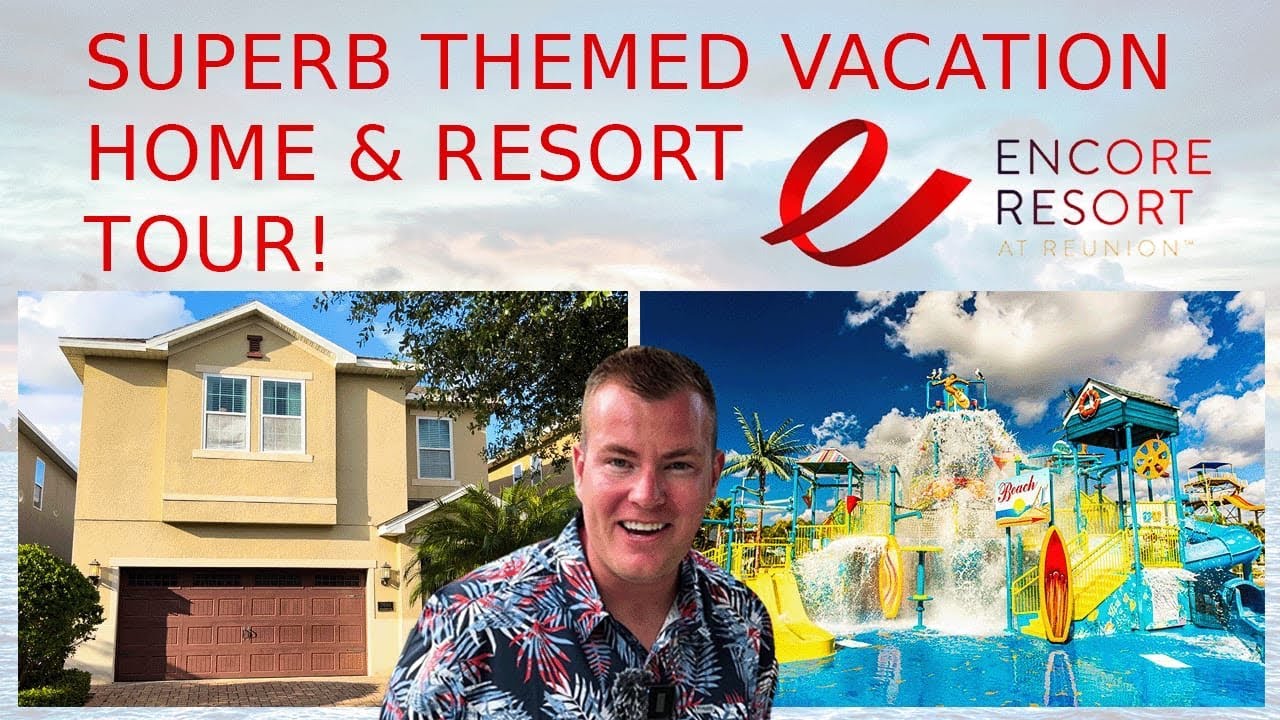 SUPERB Villa on Encore Resort at Reunion Kissimme! Rental Vacation Home close to Disney World 🇺🇸