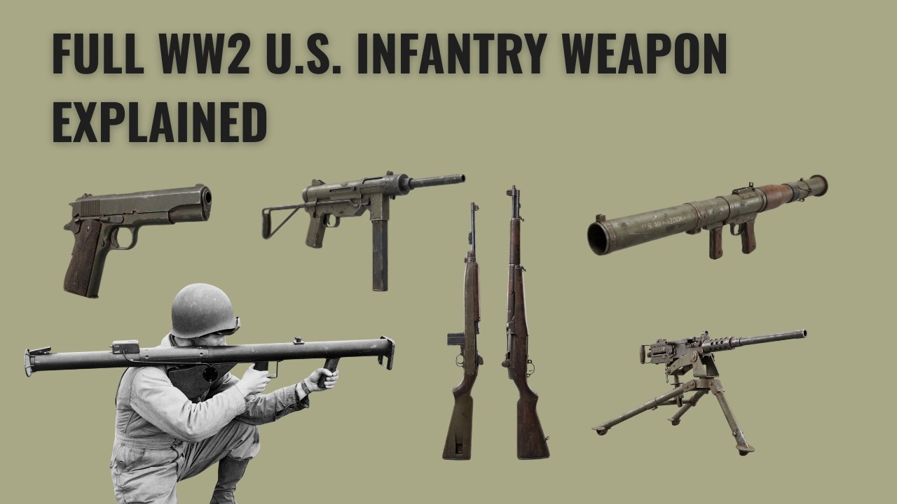Every U.S. WW2 Infantry Weapon Explained