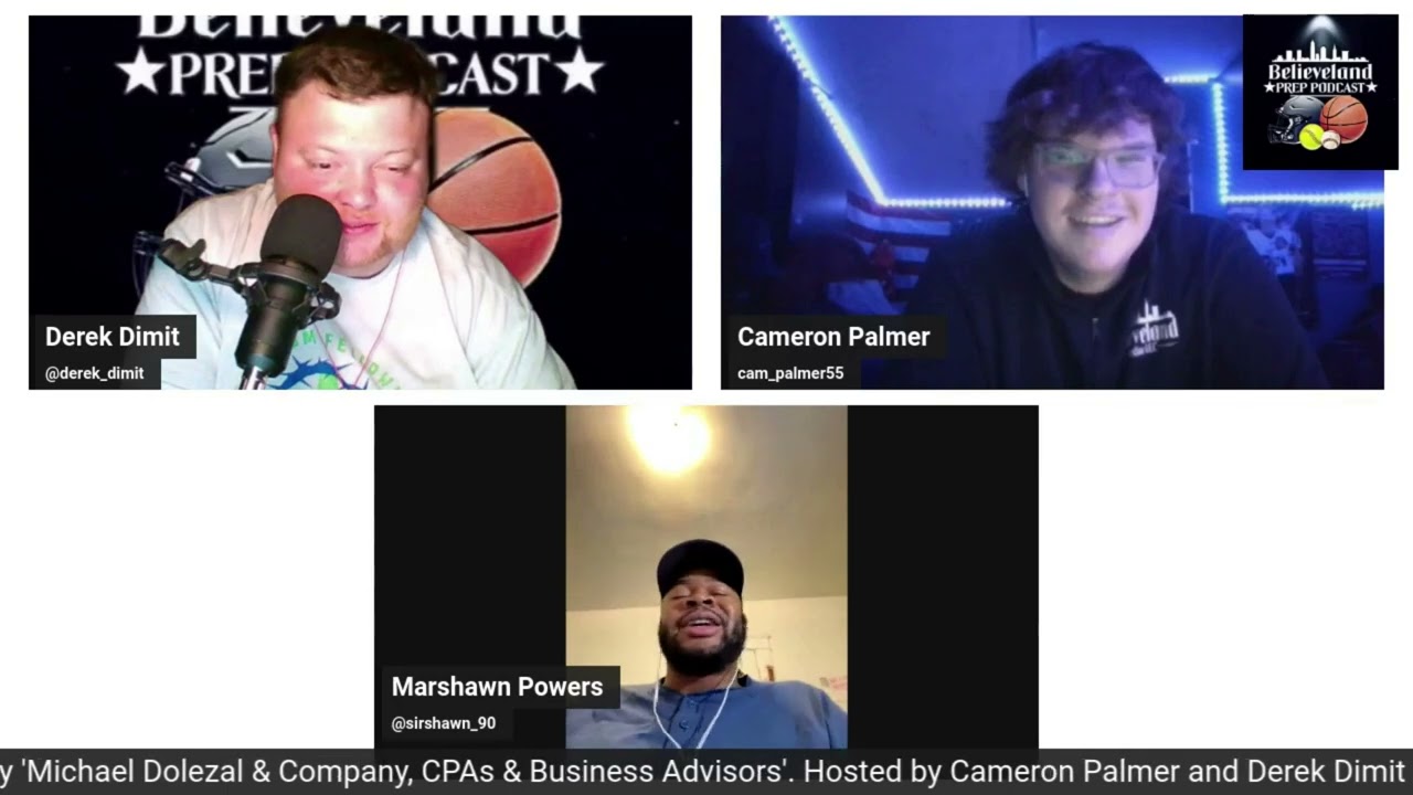 Believeland Prep interview w/ Believeland Media Head High School Sports Reporter Marshawn Powers