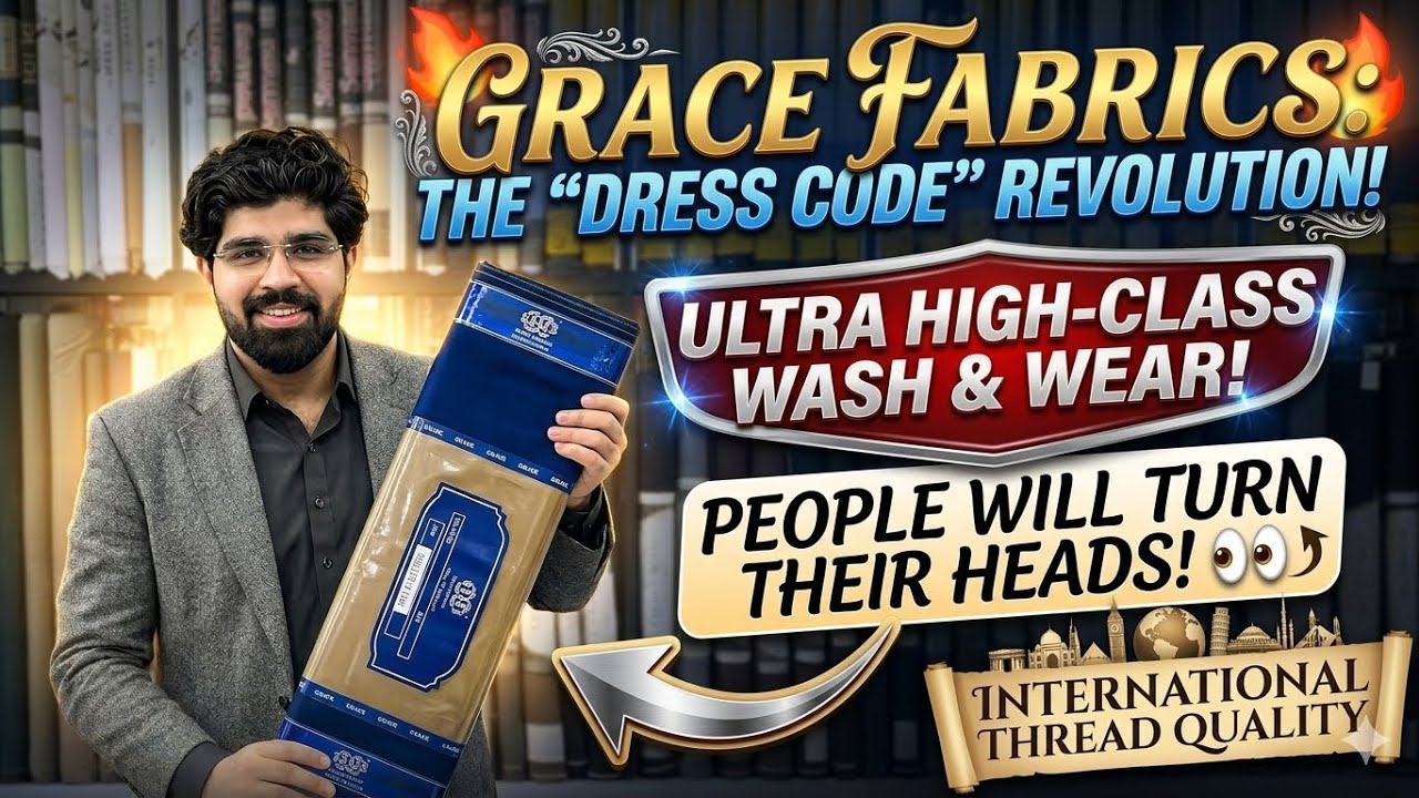 Dress Code || Grace Fabrics International || Premium Quality Suits. 03183470009
