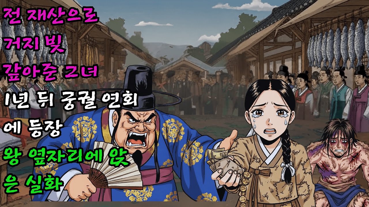 가진 돈 전부를 털어 매맞는 거지의 빚을 갚아준 가난한 여인이 1년 뒤 궁궐 연회에서 왕의 옆자리에 앉게 된 기적 같은 실제 이야기 | 야담 실화 전설