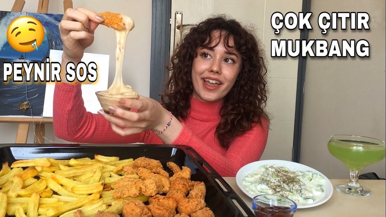 ÇITIR TAVUK VE PATATES KOVA MUKBANG | İTİRAF EDİYORUM ONU UNUTAMADIM