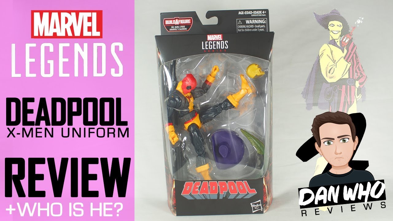 Marvel Legends Deadpool X-Men Uniform Madcap (Sauron BAF) Action Figure Toy Review