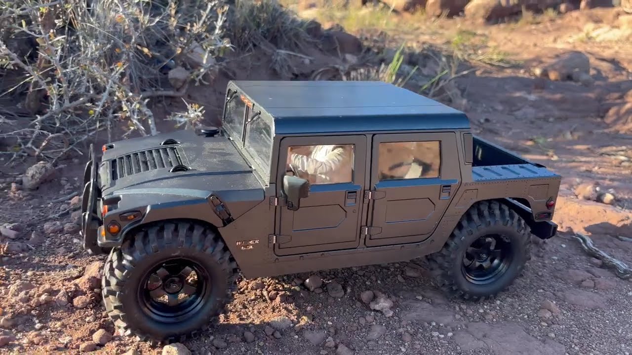 FMS HUMMER  H1 RC with NEW JIUWU TIRES!!!!
