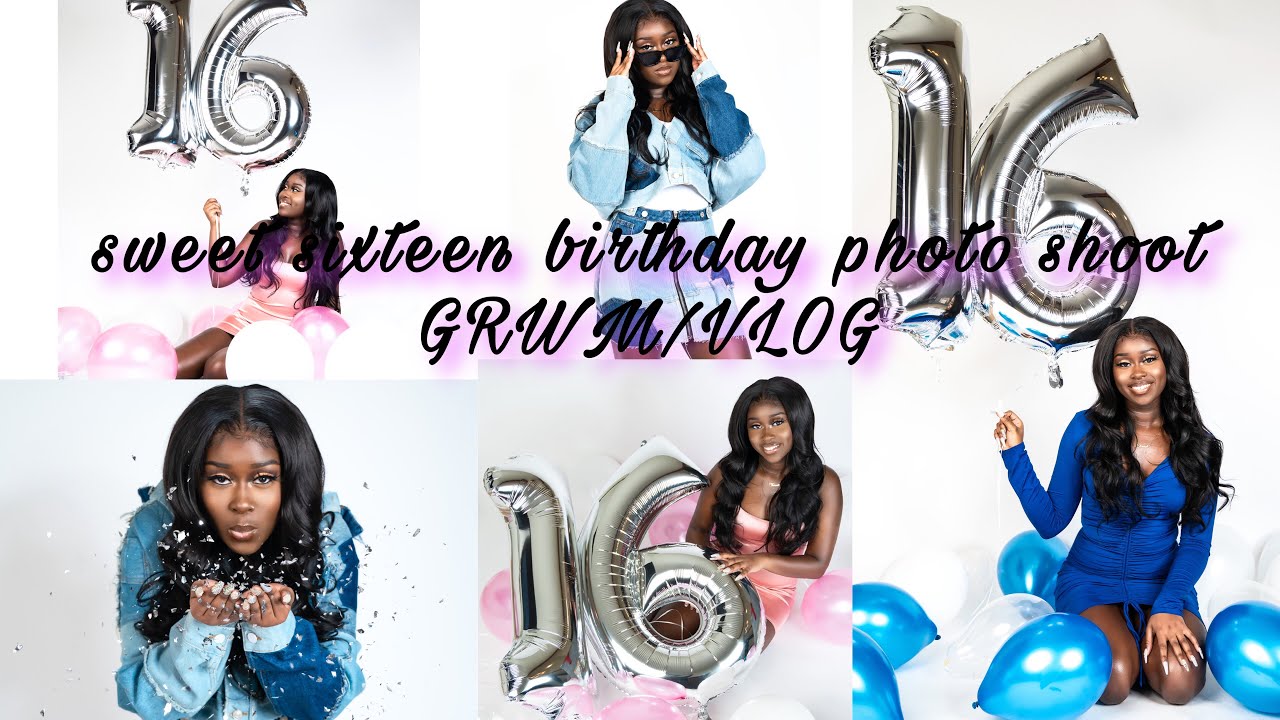 16TH BIRTHDAY PHOTOSHOOT GRWM/BIRTHDAY VLOG 💕🎉