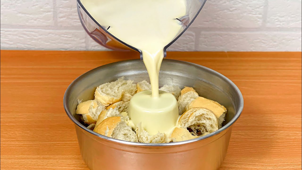 SOBROU PÃO EM CASA? FAÇA ESSA SOBREMESA IRRESISTÍVEL SUPER CREMOSA | PUDIM DE PÃO | Gabriel Freitas