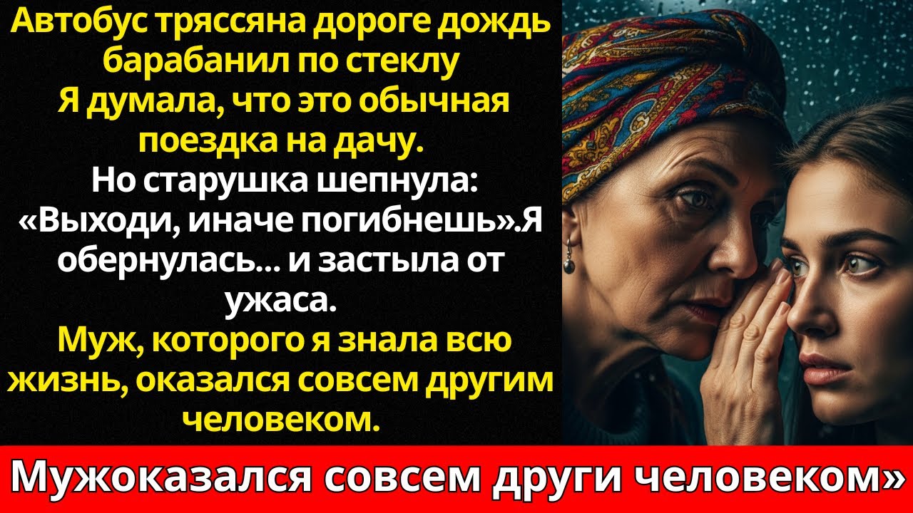 Обычная поездка на дачу превратилась в кошмар: старушка шепнула мне выйти,