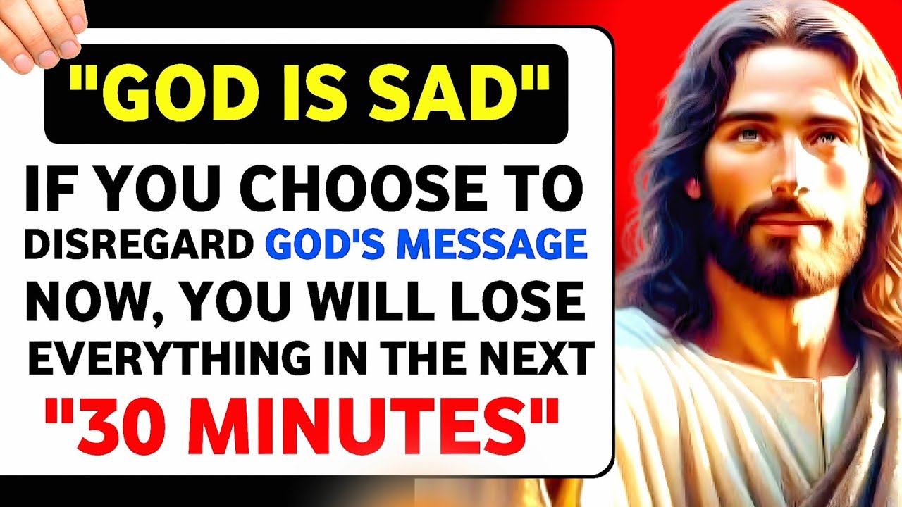 🛑IF YOU CHOOSE TO DISREGARD GOD'S MESSAGE NOW, YOU WILL LOSE EVERYTHING  । God's message।#jesus #god