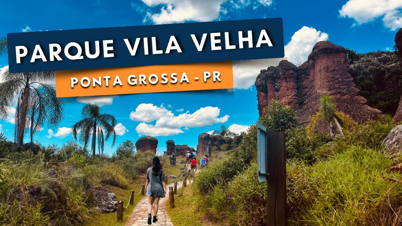 PARQUE VILA VELHA - arenitos de 300 milhões de anos em um dos cenários mais incríveis do PARANÁ