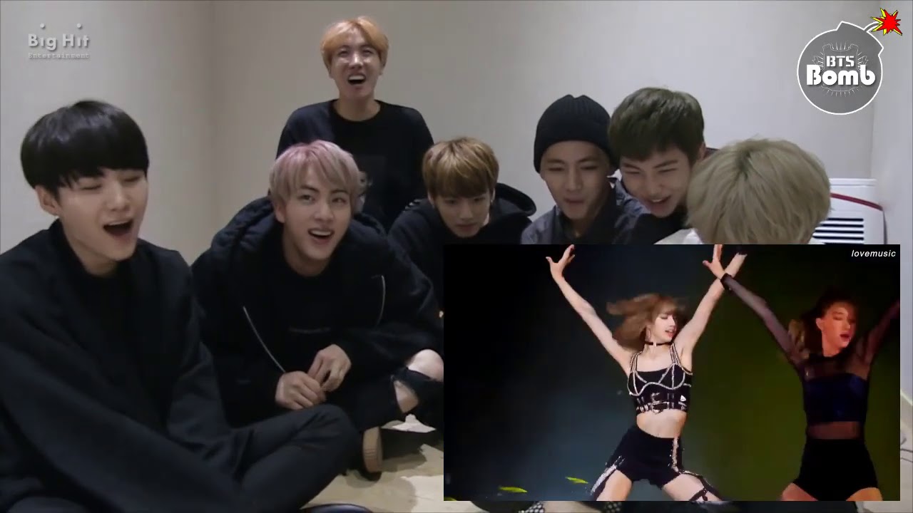 BTS REACTION  LISA (BLACKPINK) sexy Dance New 2020